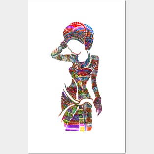 Proud African Woman, Afro Woman Tshirt Posters and Art